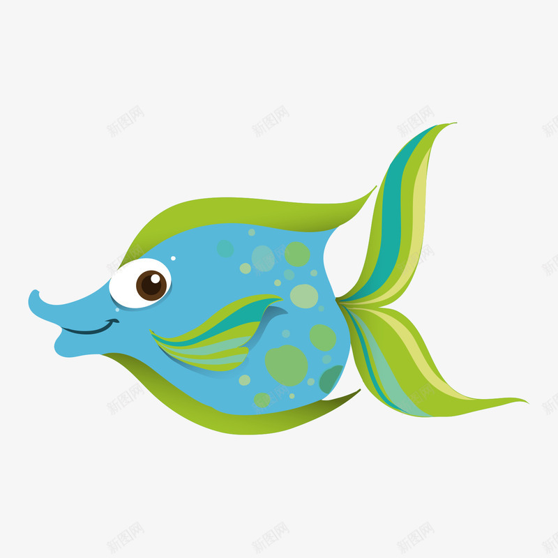 卡通风格世界海洋日翘嘴鱼矢量图ai免抠素材_新图网 https://ixintu.com AI 世界海洋日 创意设计 动物 卡通 可爱 小动物 海洋 翘嘴鱼 鱼类 矢量图