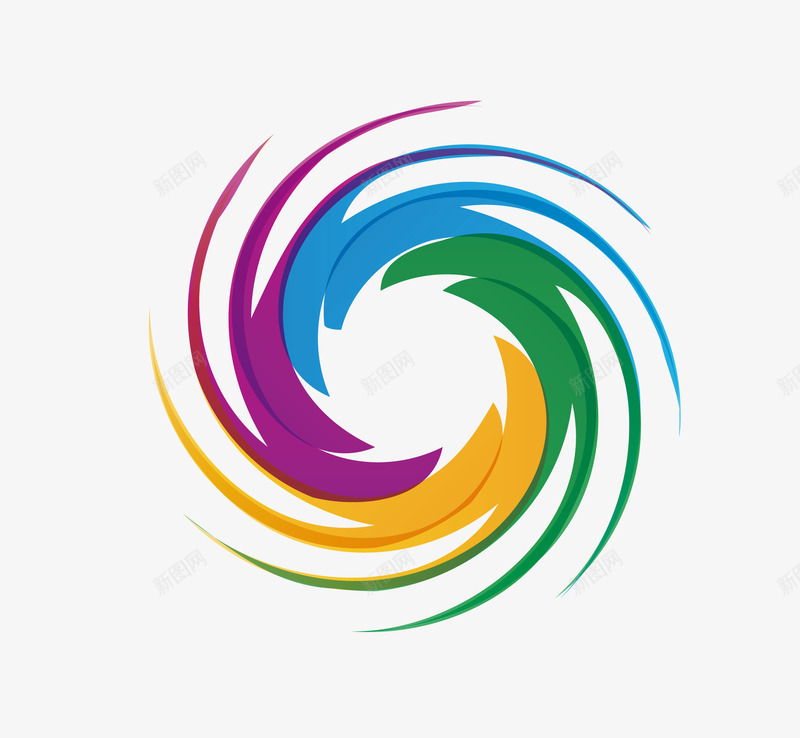 创意商务logo鲜艳色彩圆环矢量图图标eps_新图网 https://ixintu.com LOGO圆环 LOGO圆环png LOGO圆环装饰 卡通LOGO圆环 扁平化LOGO圆环 矢量LOGO圆环 鲜艳色彩logo 矢量图