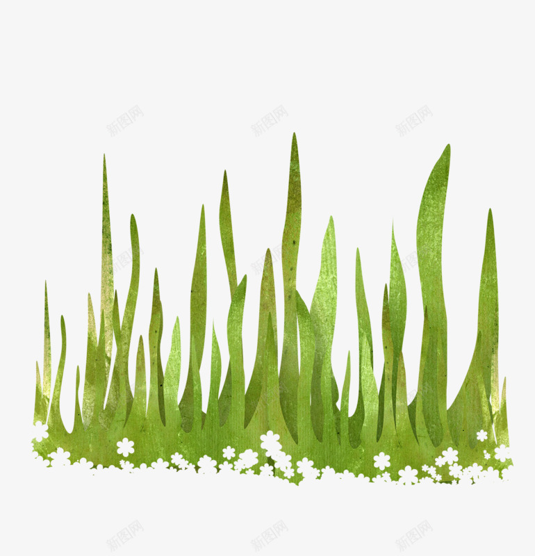 绿色海洋植物png免抠素材_新图网 https://ixintu.com 植物 海带 海藻 绿色