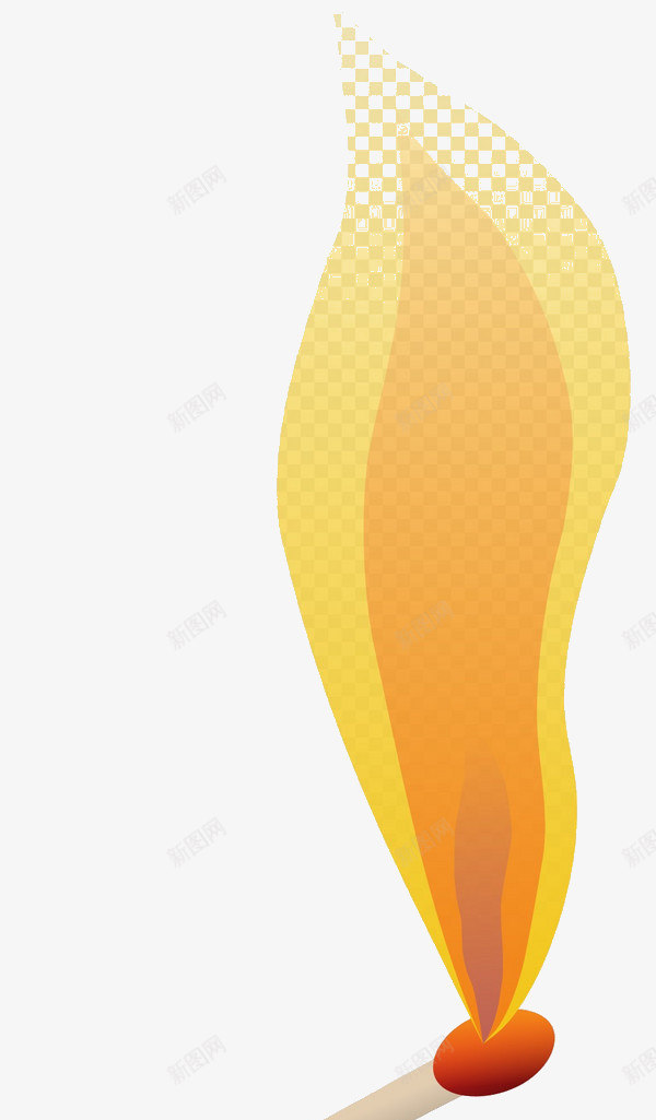 手绘火柴棍png免抠素材_新图网 https://ixintu.com 卡通火柴 手绘火柴 火光 火柴 火焰