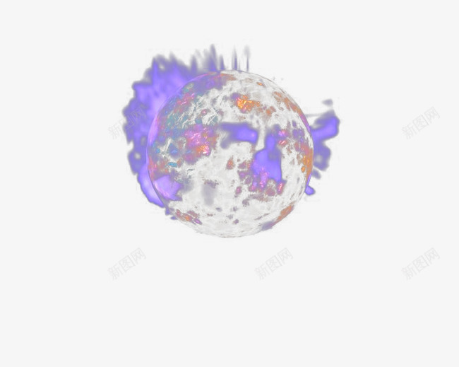 蓝色火地狱星球壁纸psd免抠素材_新图网 https://ixintu.com 地狱 幻想 火 玄幻 蓝色 蓝色火焰 行星