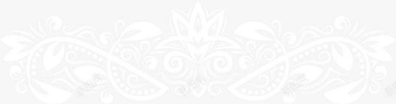 白色清新花藤装饰png免抠素材_新图网 https://ixintu.com 免抠PNG 植物 清新 白色 花藤 花边 装饰图案