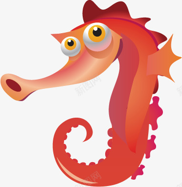 可爱海洋动物png免抠素材_新图网 https://ixintu.com 卡通 海洋动物 海马 海鲜