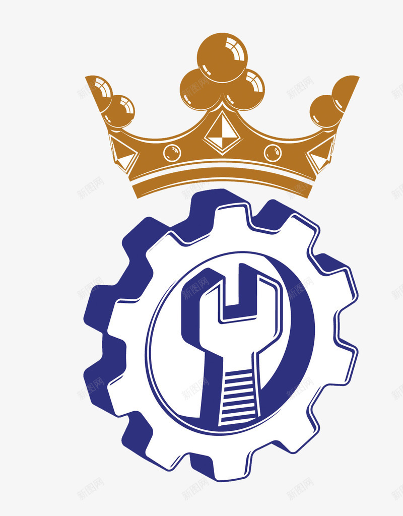 皇冠齿轮扳手矢量图eps免抠素材_新图网 https://ixintu.com 卡通 手绘 扳手PNG矢量图 扳手免扣PNG图 扳手矢量 皇冠 齿轮 矢量图