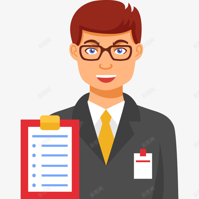 物流卡通男图标png_新图网 https://ixintu.com 人物 卡通 男 绘画