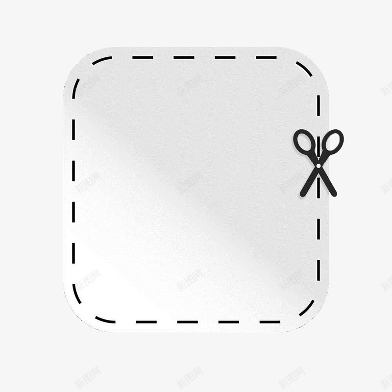 手绘虚线切割线png免抠素材_新图网 https://ixintu.com 切割线 剪刀 手绘虚线 线条 虚线 虚线笔刷 黑色虚线