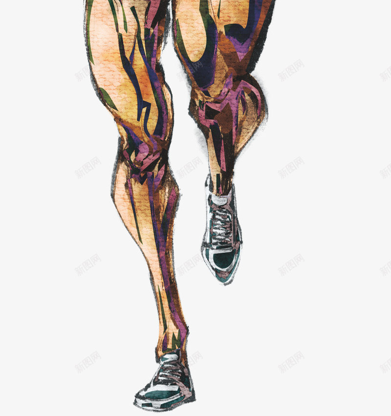 田径运动员png免抠素材_新图网 https://ixintu.com 人物绘画 体育运动员 写意人物 田径运动员 粗狂 速度