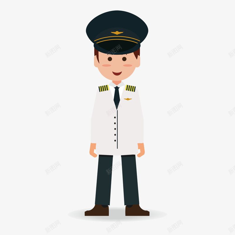 卡通海洋人物矢量图eps免抠素材_新图网 https://ixintu.com 人物 卡通 卡通人物 卡通海关 卡通海洋 海关 海洋 矢量图