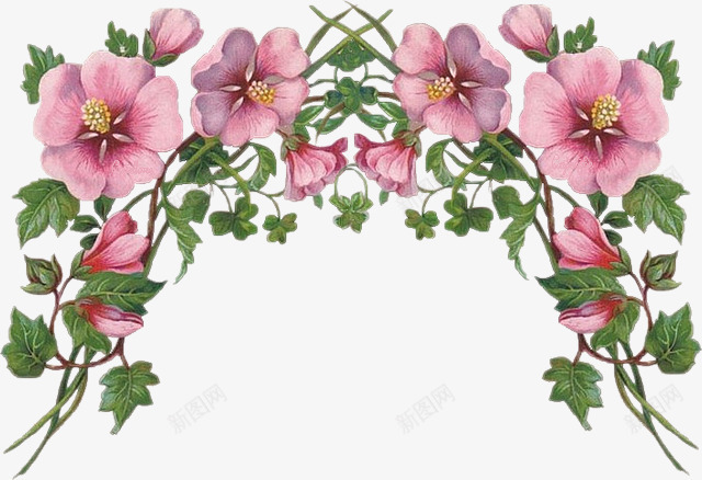 手绘花素描复古唯美花藤png免抠素材_新图网 https://ixintu.com 唯美 复古花纹 手绘花图案 手绘花饰图片 手绘花饰图片素材 花藤 花饰剪影 花饰素材
