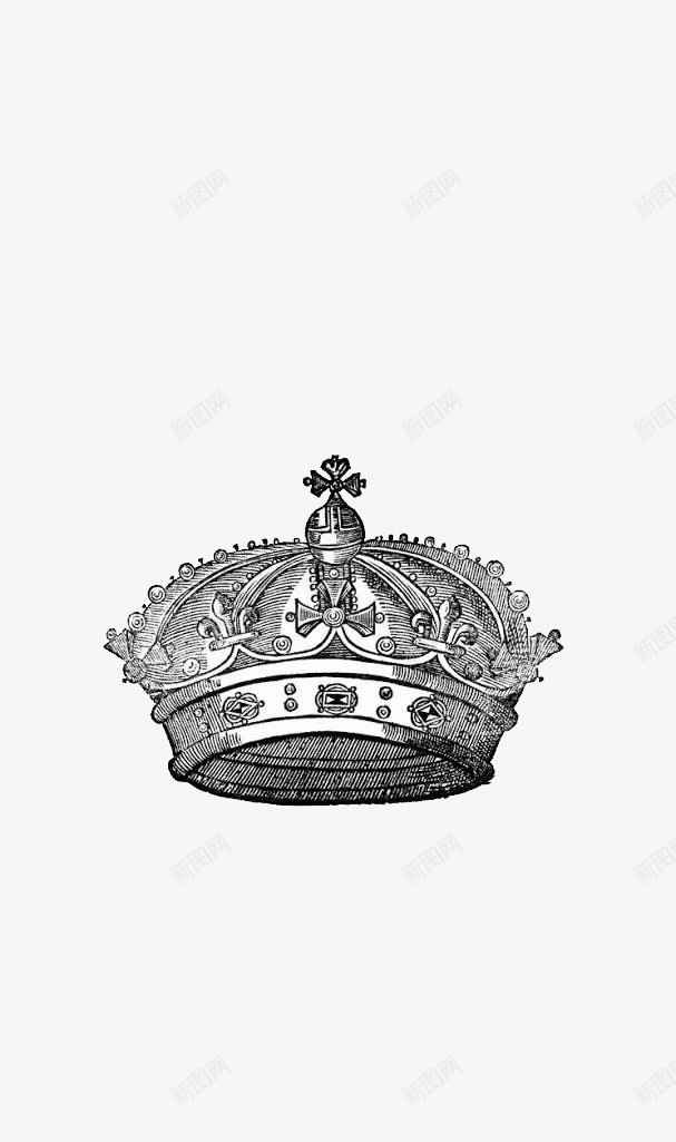 灰色皇冠png免抠素材_新图网 https://ixintu.com 灰色 皇冠 社群 简约 装饰