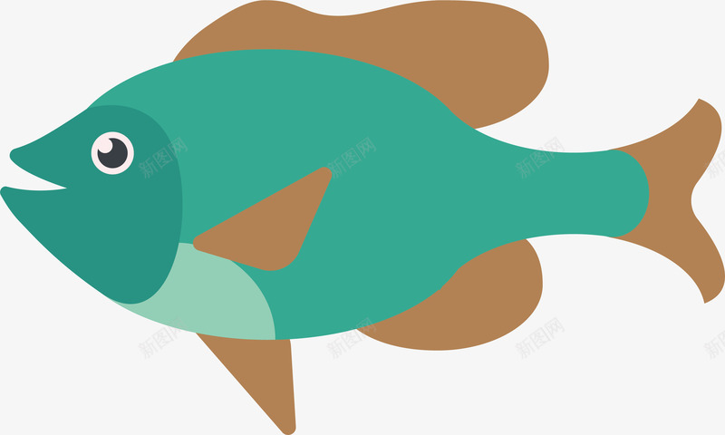 卡通水族馆绿色宠物鱼png免抠素材_新图网 https://ixintu.com 动物 可爱 宠物 小鱼 水族 水族馆 海洋鱼 淡水鱼 绿色宠物鱼 观赏 鱼群