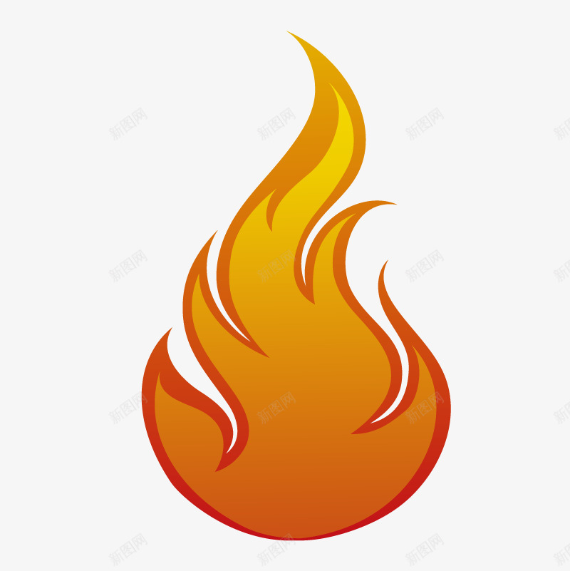 红色简约卡通火焰图案png免抠素材_新图网 https://ixintu.com 卡通 卡通图案 图案 火焰 简约 红色