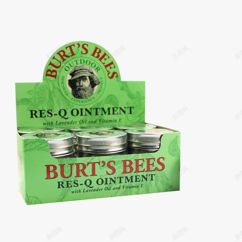 BurtsBees宝宝四季紫png免抠素材_新图网 https://ixintu.com 外国产品 止痒 笔刷 素材 药膏