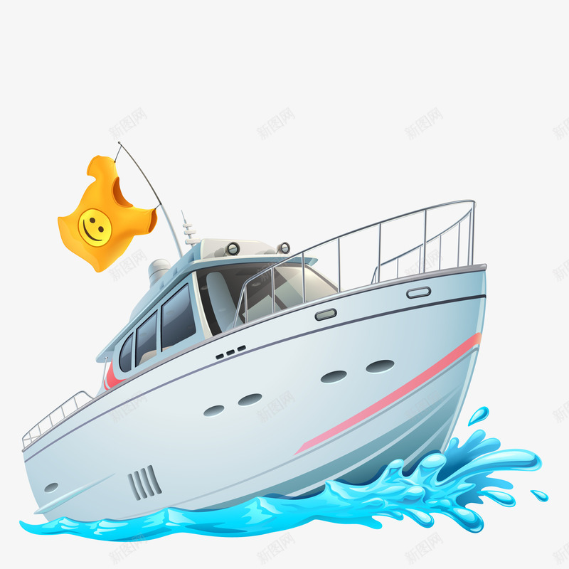 手绘海洋轮船矢量图eps免抠素材_新图网 https://ixintu.com PNG免扣图 手绘 海洋 海浪 轮船 矢量图