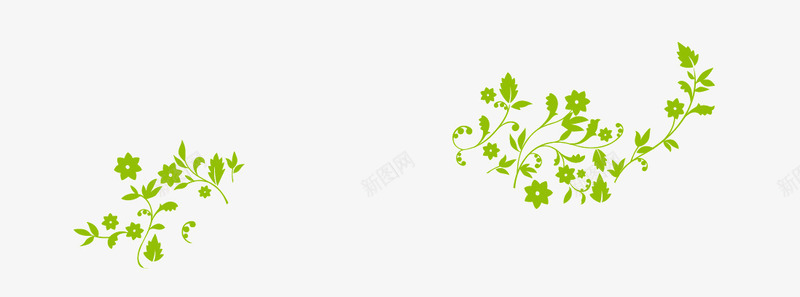 手绘绿色植物底纹png免抠素材_新图网 https://ixintu.com 底纹矢量 手绘植物 植物底纹 绿色叶片 绿色植物 藤蔓