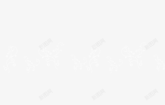 花枝png免抠素材_新图网 https://ixintu.com 白色 花卷 藤条
