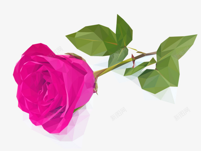 玫红的的玫瑰花png免抠素材_新图网 https://ixintu.com 开花 浪漫色彩 玫瑰绽放 红玫瑰 花 花瓣