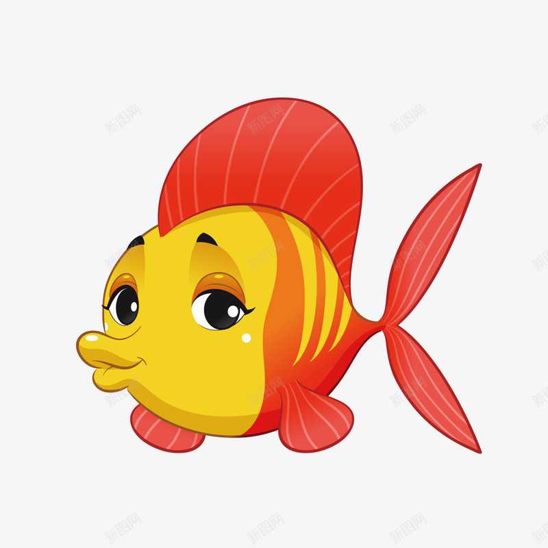 金鱼png免抠素材_新图网 https://ixintu.com 卡通 海洋 海洋元素 海洋元素PPT 海洋元素免抠 海洋生物 海生物 金鱼 金鱼简笔 鱼