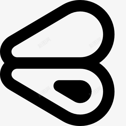 贻贝图标png_新图网 https://ixintu.com 动物 海洋生物 海洋食品 贝类 软体动物 食品