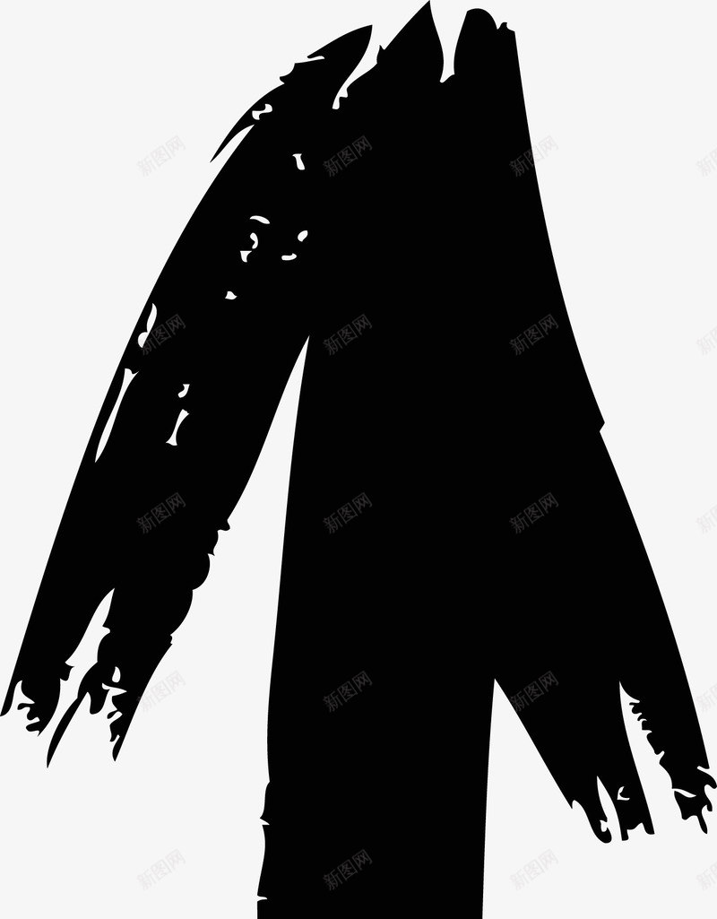 黑色向上的箭头png免抠素材_新图网 https://ixintu.com 手绘 手绘箭头 曲折线条 毛笔笔刷 矢量箭头 笔刷 笔刷箭头 箭头 线条 黑色