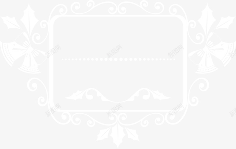白色花纹边框png免抠素材_新图网 https://ixintu.com 白色花纹 白色藤蔓 花纹底纹 花纹装饰 花纹边框 藤蔓边框