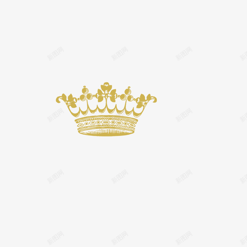 皇冠图案png免抠素材_新图网 https://ixintu.com 卡通 国王 权力 皇冠 简笔画