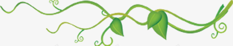 绿色卡通藤蔓枝条png免抠素材_新图网 https://ixintu.com 卡通 枝条 绿色 藤蔓