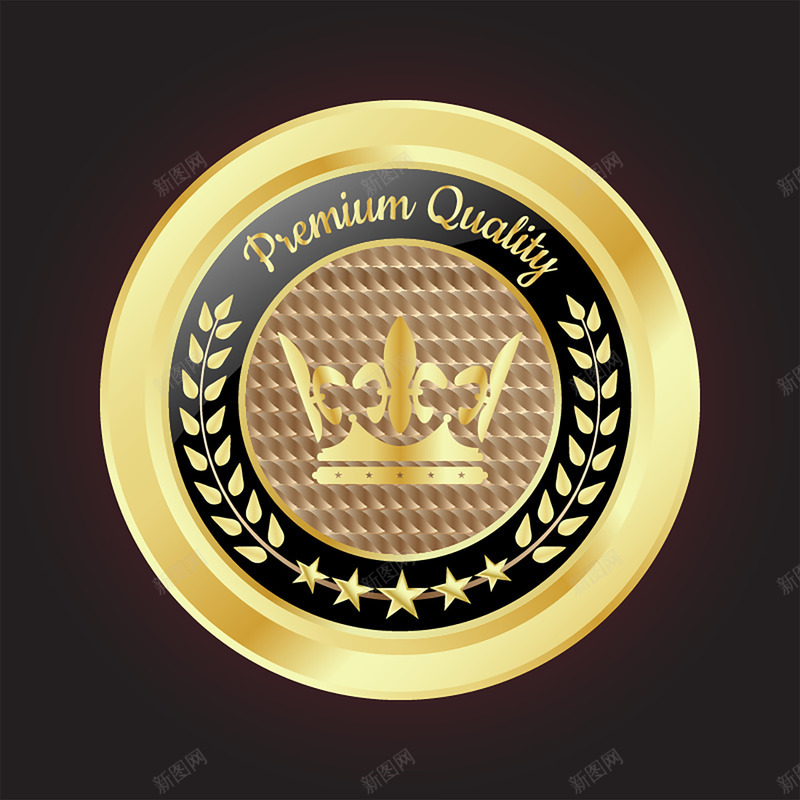 精美圆形图标矢量图eps_新图网 https://ixintu.com 图标 皇冠 精美圆形 矢量图