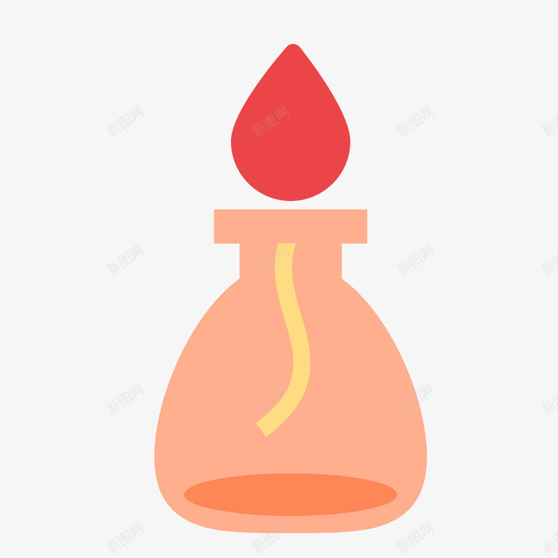粉色手绘的酒精灯png免抠素材_新图网 https://ixintu.com 卡通手绘 手绘酒精灯 火焰 粉色酒精灯 装饰图 酒精灯