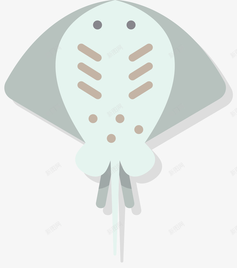 白色扁平水母png免抠素材_新图网 https://ixintu.com 卡通生物 水母 海洋动物 白色 矢量扁平海洋生物 矢量海洋生物 红色水母 鱼类