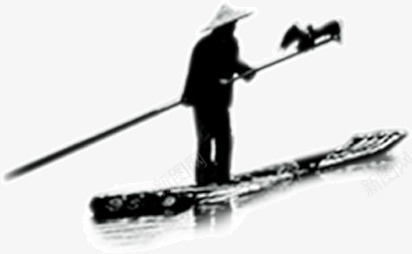 划船的人png免抠素材_新图网 https://ixintu.com 划船 绘画 船家