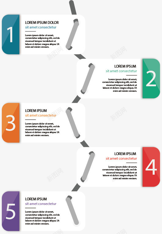 手绘精美穿线PPT标签矢量图ai免抠素材_新图网 https://ixintu.com PPT 手绘 标签 横幅 矢量图