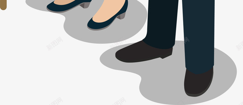 卡通老人散步png免抠素材_新图网 https://ixintu.com 人物 卡通老人 散步 日常 生活 矢量图案