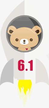 卡通火箭飞翔升起png免抠素材_新图网 https://ixintu.com 升起 卡通 火箭 飞翔