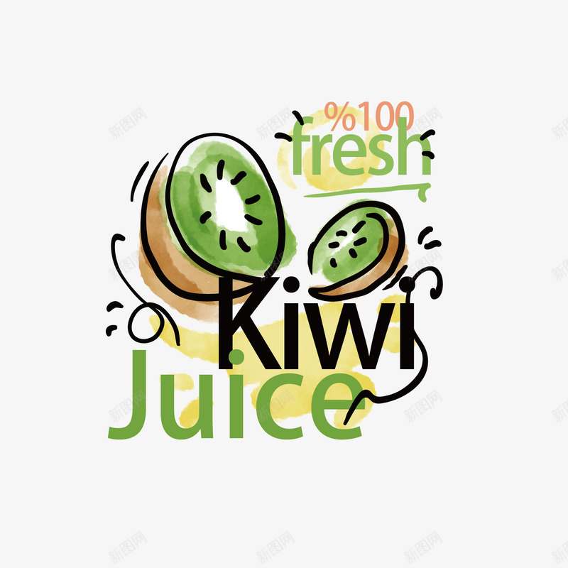 奇异果促销矢量图ai免抠素材_新图网 https://ixintu.com AI矢量 PNG免抠 促销 大图下载 奇异果 水果 高清 矢量图