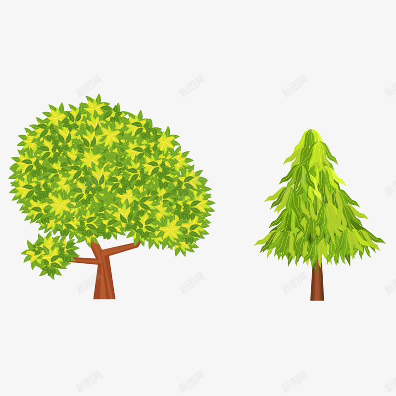 景观植物手绘水彩卡通树木矢量图ai免抠素材_新图网 https://ixintu.com 卡通 园林植物 手绘 景观植物 林木 树 树木 植树节 植物 绿化 绿色 绿色环保 绿色背景 设计 矢量图