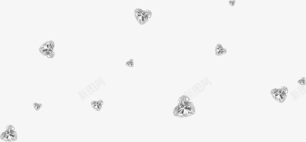 桃心水晶png免抠素材_新图网 https://ixintu.com 桃心 水晶 珠宝 钻石