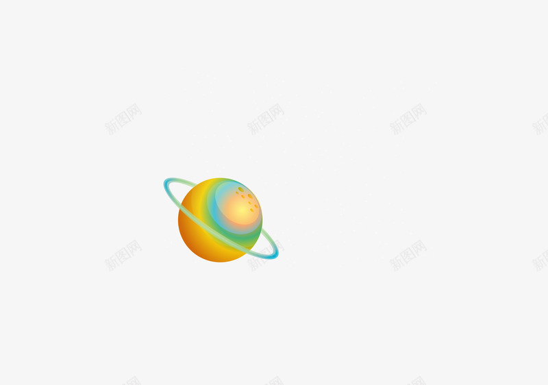 黄色立体星球矢量图eps免抠素材_新图网 https://ixintu.com 旋转地球 矢量星球 立体星球 黄色星球 矢量图