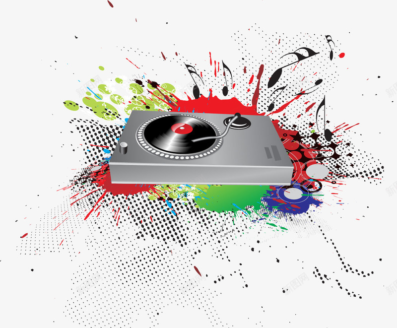 dj潮流音乐主题png免抠素材_新图网 https://ixintu.com 潮流 素材 音乐主题