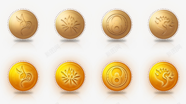 金色奖牌铜牌png免抠素材_新图网 https://ixintu.com 奖牌 金色 铜牌