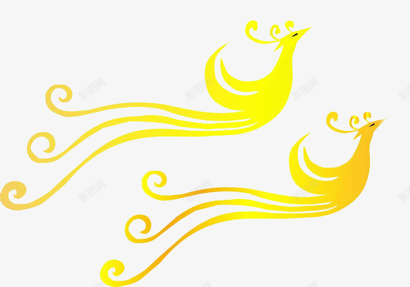 金色金丝雀png免抠素材_新图网 https://ixintu.com 金色 飞翔 鸟