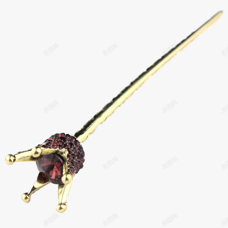镶钻皇冠造型发簪png免抠素材_新图网 https://ixintu.com 中国风 发簪 发钗 发饰 古典 复古 头饰 民族风 镶钻 首饰