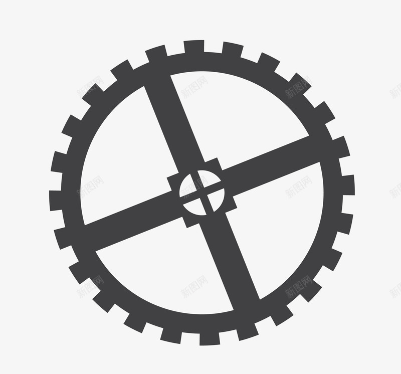 齿轮旋转图标png_新图网 https://ixintu.com 360度旋转 力学 旋转 设置 齿轮