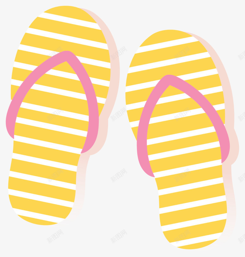 夏天海边度假人字拖矢量图ai免抠素材_新图网 https://ixintu.com 人字拖 夏天 夏天拖鞋 拖鞋 条纹拖鞋 矢量png 矢量图