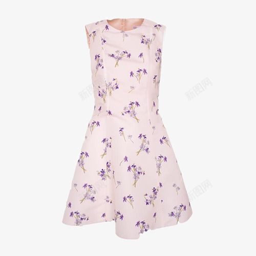 花朵印花连衣裙png免抠素材_新图网 https://ixintu.com RED VALENTINO VE 女士 聚酯纤维 花朵印花 连衣裙