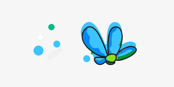 卡通蝴蝶png免抠素材_新图网 https://ixintu.com 可爱 妇幼 生活 童年 萌萌哒 飞翔
