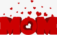 母亲节png免抠素材_新图网 https://ixintu.com mom 桃心 母亲节