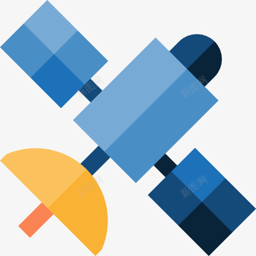 卫星图标png_新图网 https://ixintu.com 卫星 各种人造卫星 技术 航天 连接 通信