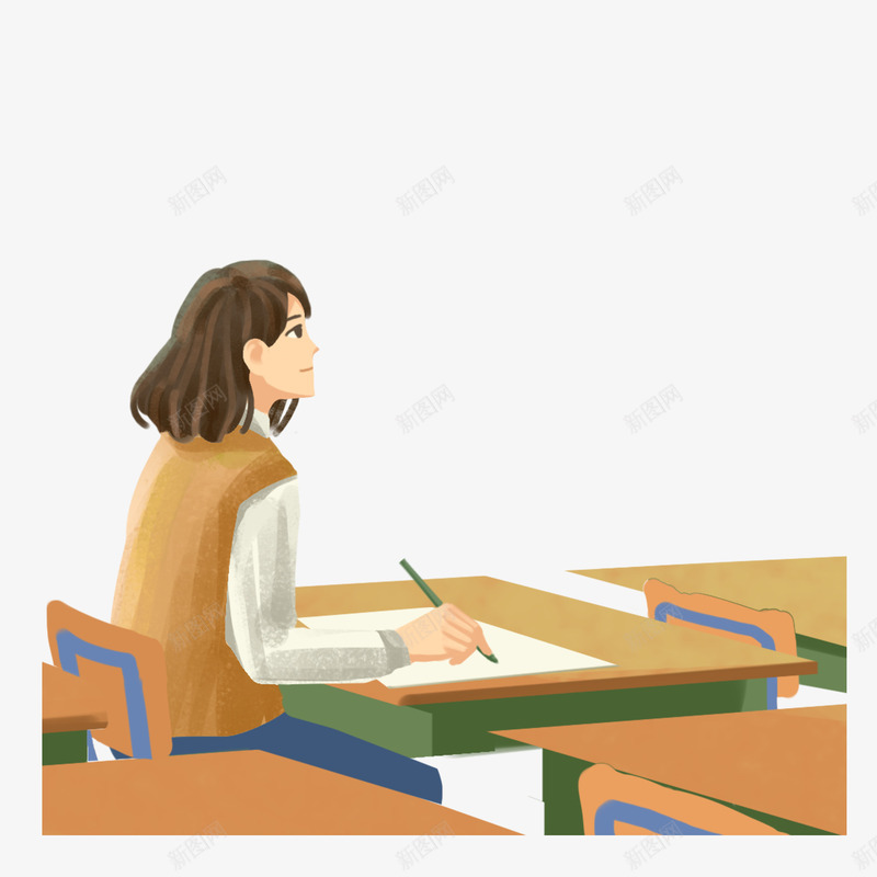 毕业季女孩教师学习psd免抠素材_新图网 https://ixintu.com 女孩 学习 教师 毕业季