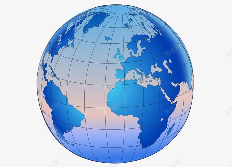 海洋地球png免抠素材_新图网 https://ixintu.com 地球 海洋球 球 蓝色